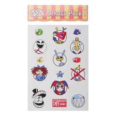 Digital Circus Sticker Pack 1
