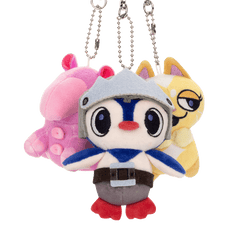 Space Trio Plush Keychains