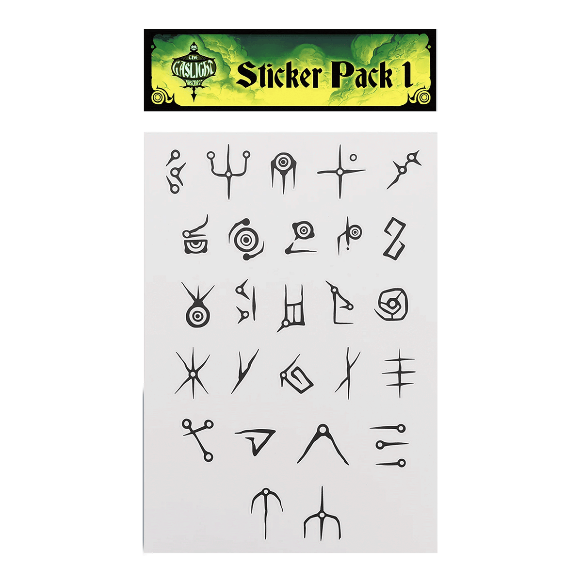 Gaslight District Sticker Set